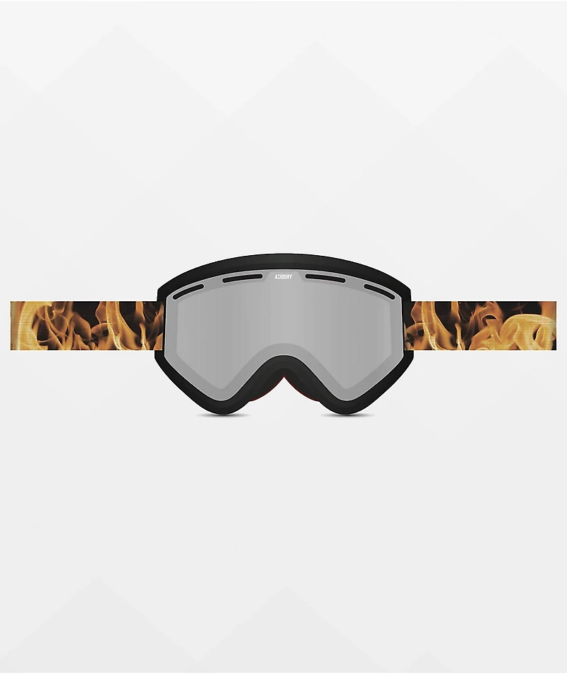 Ashbury Blackbird Flame Snowboard Goggles