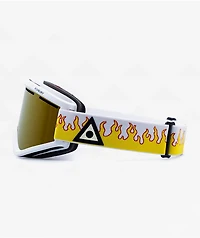 Ashbury Blackbird White Flame Snowboard Goggles