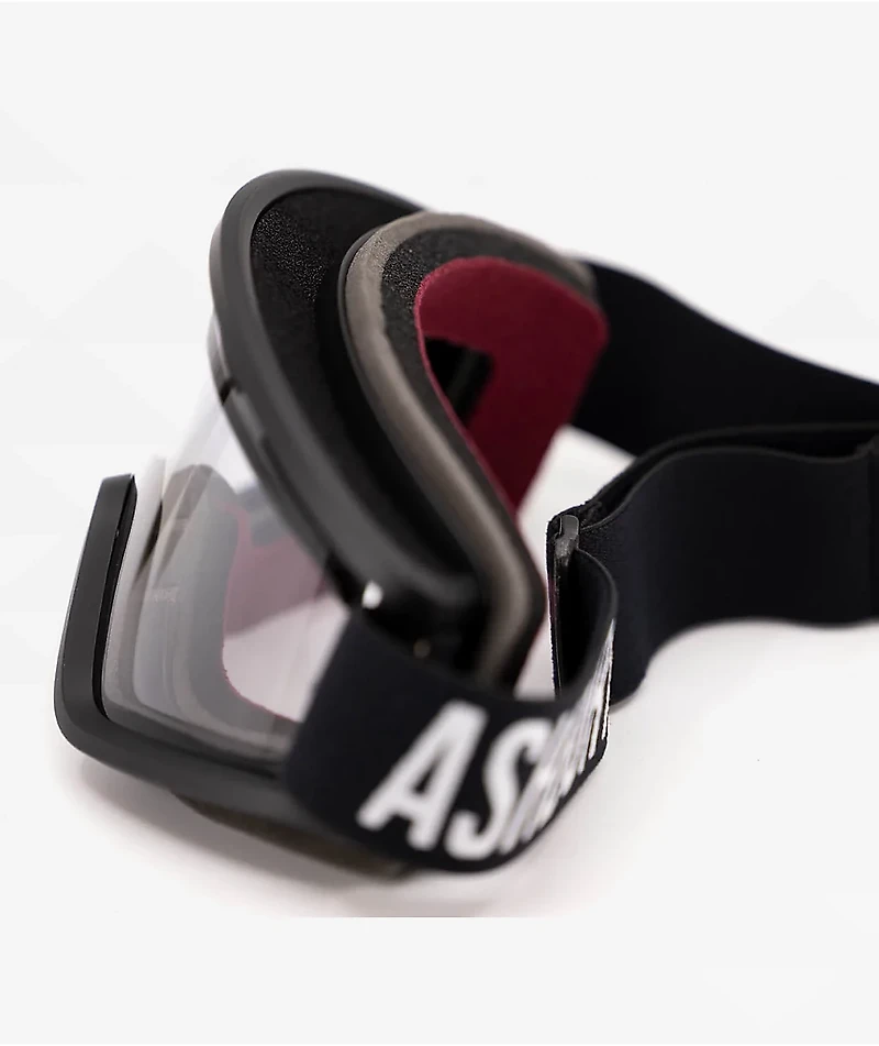 Ashbury Night Vision Low Bridge Clear Snowboard Goggles