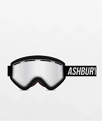 Ashbury Night Vision Low Bridge Clear Snowboard Goggles
