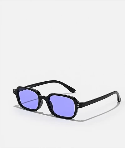 Astoria Black & Blue Square Sunglasses
