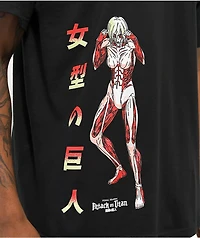 Attack On Titan Female Black T-Shirt