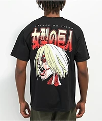 Attack On Titan Female Black T-Shirt