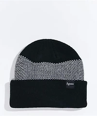 Autumn Birdseye Black & White Beanie