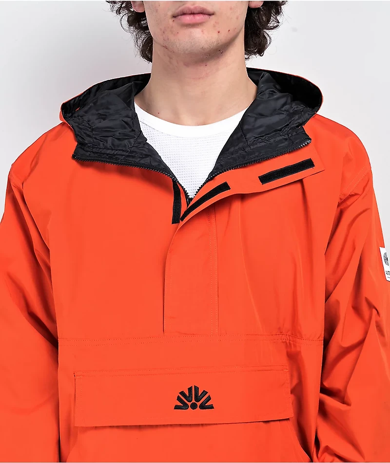 Autumn Cascade Blaze Orange Anorak Jacket