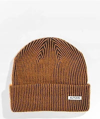 Autumn Cord Brown Beanie