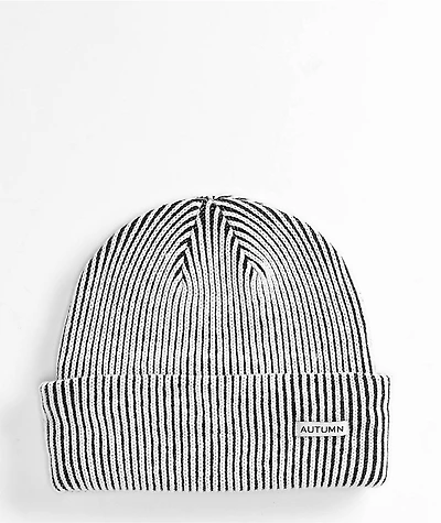 Autumn Cord Select White Beanie