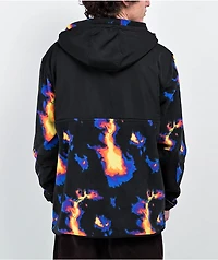 Autumn Horizon Doppler Half Zip Sherpa Hoodie