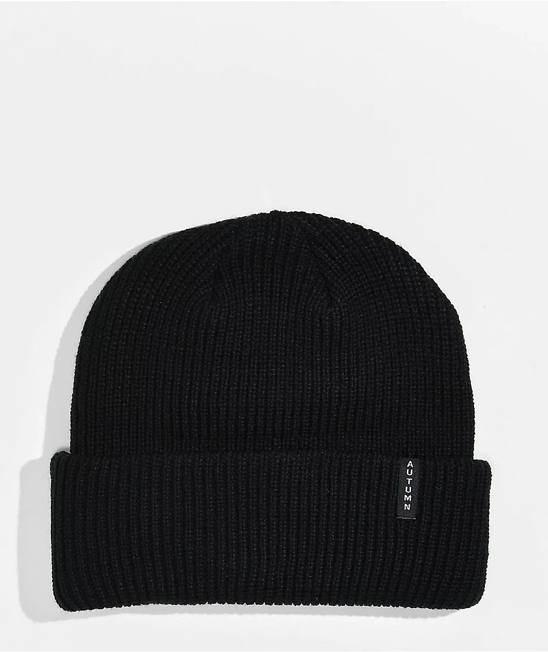 Autumn Select Black Beanie
