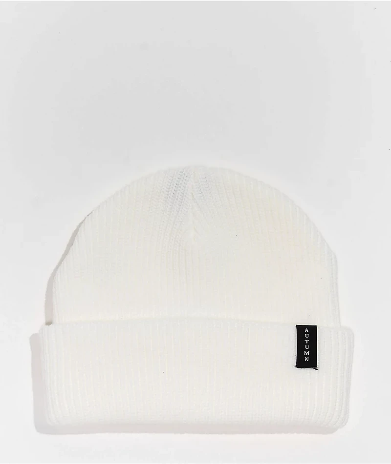 Autumn Select White Beanie