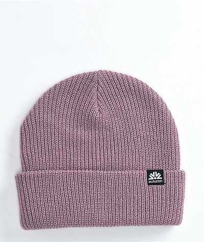 Autumn Simple Fit Mauve Beanie