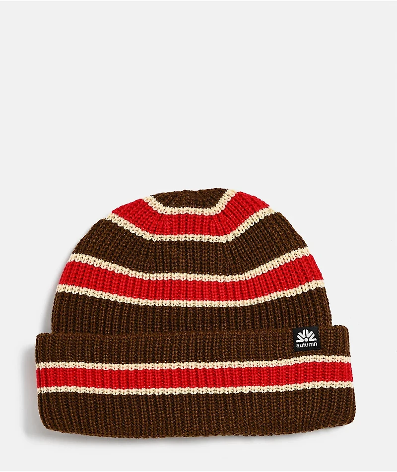 Autumn Slacker Brown Beanie