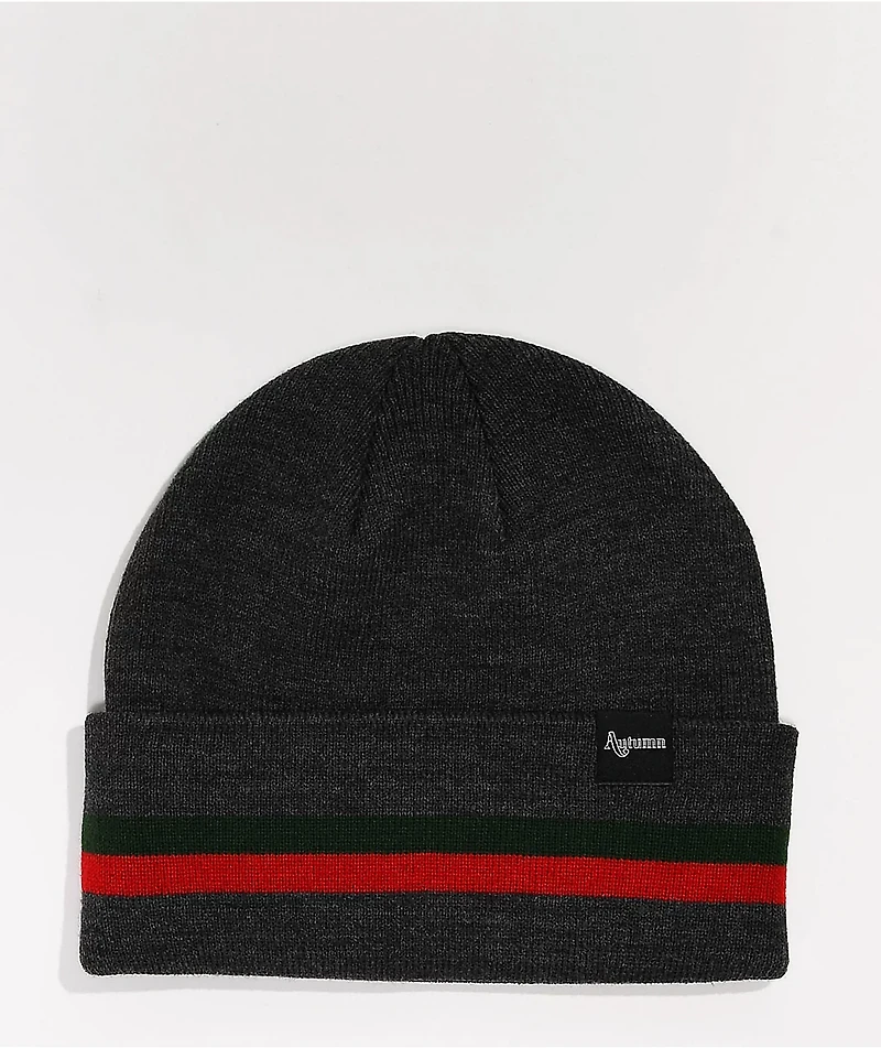 Autumn Surplus Band Charcoal Beanie