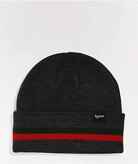 Autumn Surplus Band Charcoal Beanie
