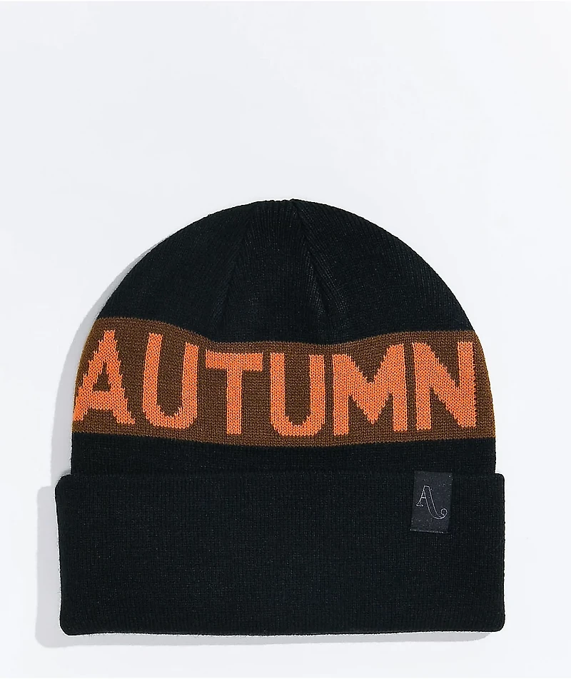 Autumn Surplus Halftime Black Beanie