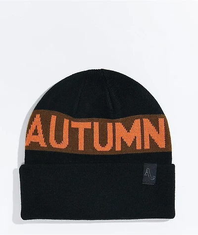 Autumn Surplus Halftime Black Beanie