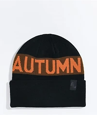 Autumn Surplus Halftime Black Beanie