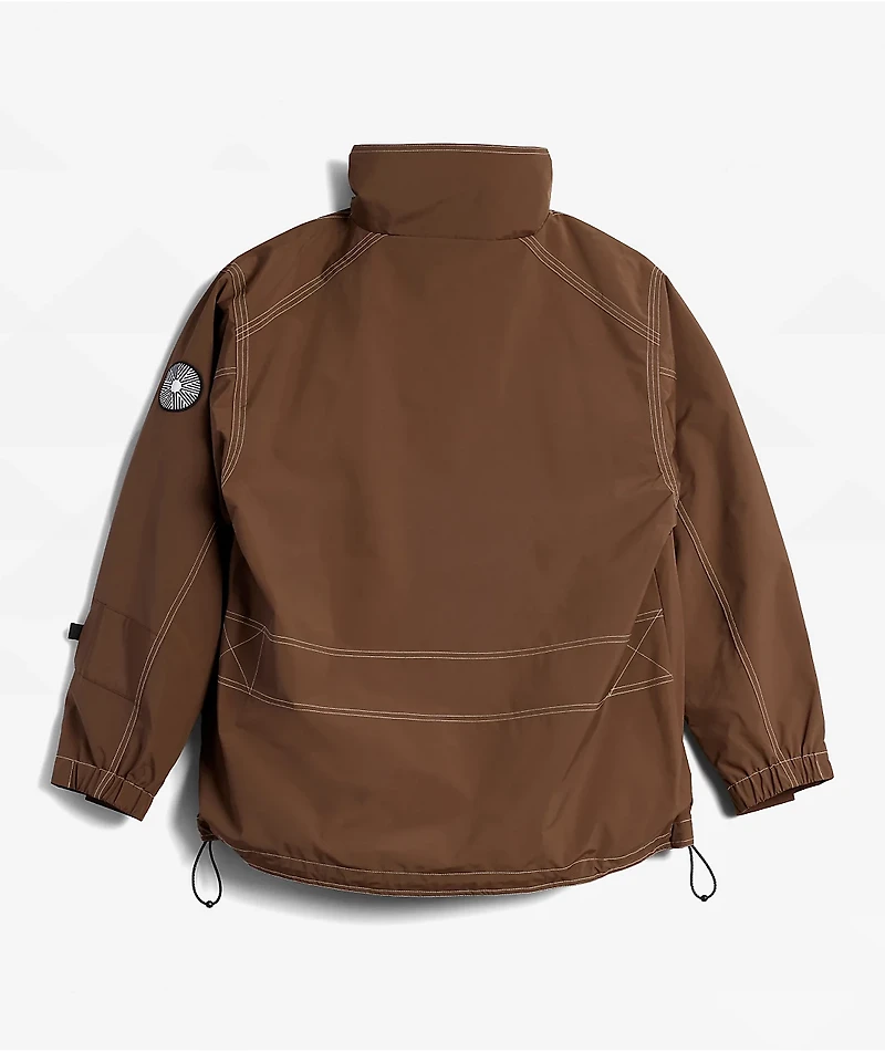 Autumn Yard Brown 5K Snowboard Jacket