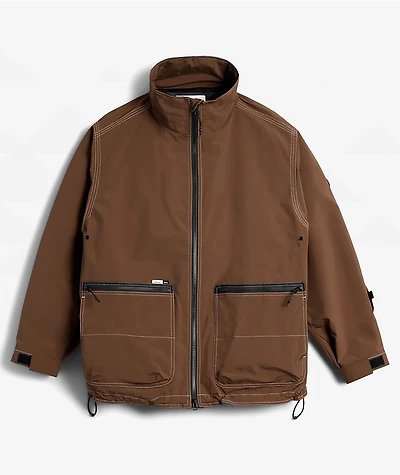 Autumn Yard Brown 5K Snowboard Jacket