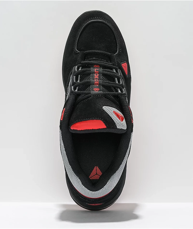 Axion Complex Low Black, Grey & Red Skate Shoes