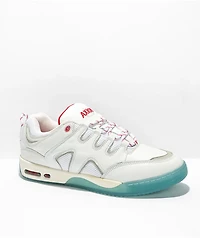Axion Official White, Grey, & Red Skate Shoes