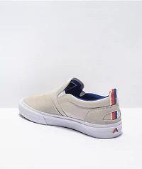 Axion Rue Off White Slip-On Skate Shoes