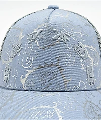 BGK Murder She Wrote Grey Radioactive Trucker Hat