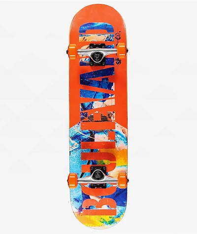 BLVD Canvas Orange 8.0" Skateboard Complete