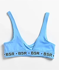 BSR Break Rules Blue Bikini Top