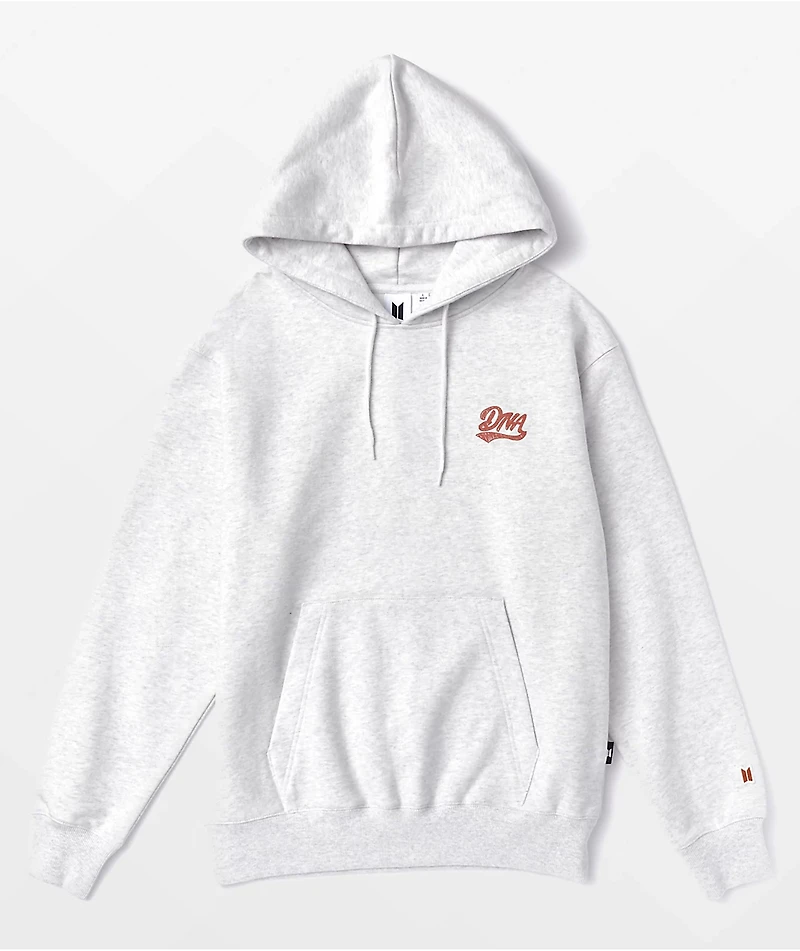 BTS Varsity DNA Grey Hoodie