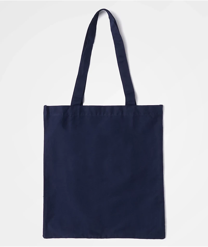 BTS Varsity Fake Love Navy Blue Tote Bag
