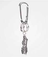 BTS Varsity Mic Drop Silver Keychain