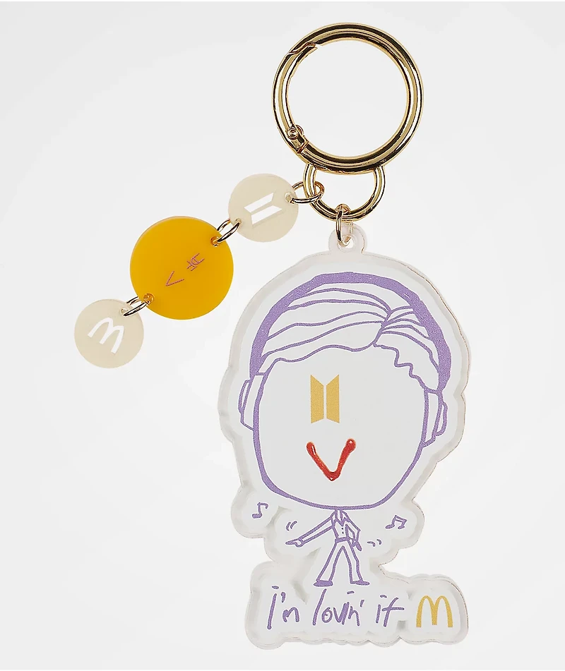 BTS x McDonald's V Saucy Keychain Clip