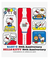Baby-G x Hello Kitty BGD565KT-7 White Digital Watch