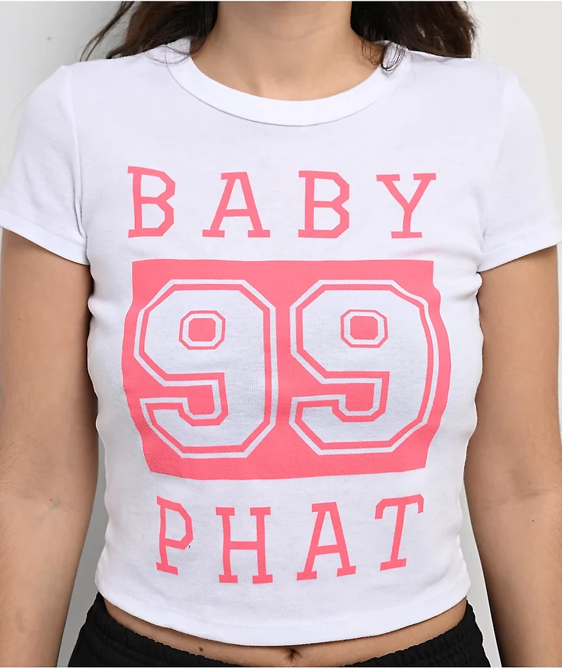 Baby Phat 99 White Crop T-Shirt