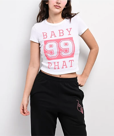Baby Phat 99 White Crop T-Shirt