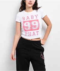 Baby Phat 99 White Crop T-Shirt