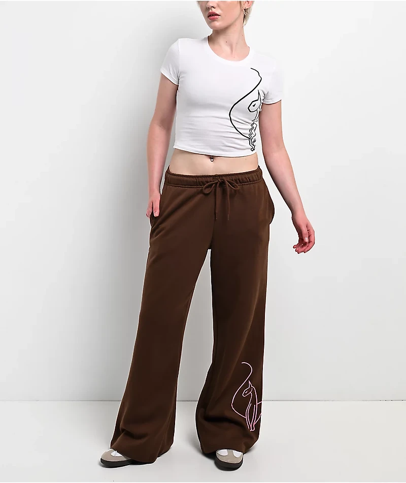 Baby Phat Big Cat White Crop T-Shirt