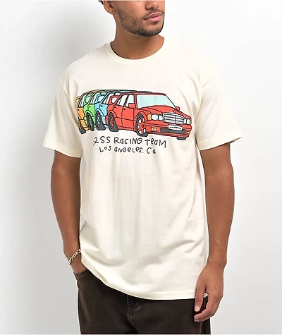 Back 2 School Special Racing Team Natural T-Shirt