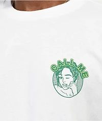 Bad Posture Call Me White T-Shirt