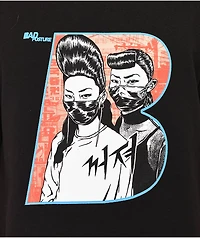 Bad Posture Get Lost Black T-Shirt