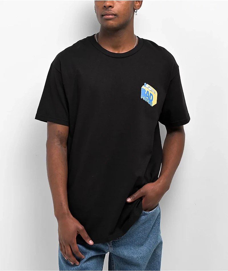 Bad Posture Give Me Space Black T-Shirt
