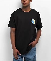 Bad Posture Give Me Space Black T-Shirt