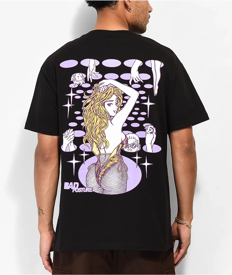 Bad Posture Magic The Air Black T-Shirt