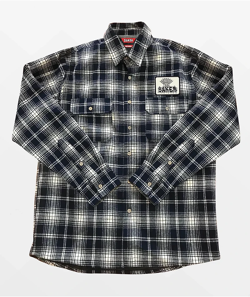Baker Black & White Flannel Jacket