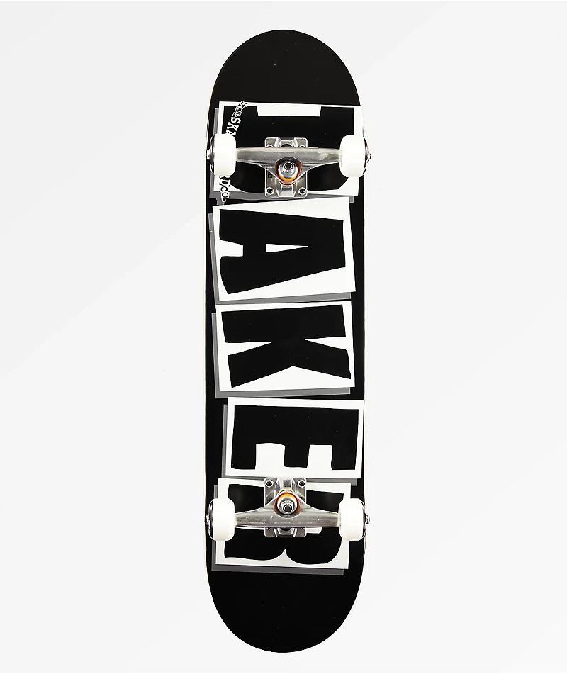 Baker Brand Logo Black 8.25" Skateboard Complete