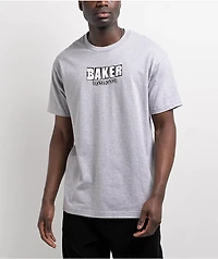 Baker Brand Logo Heather Grey T-Shirt