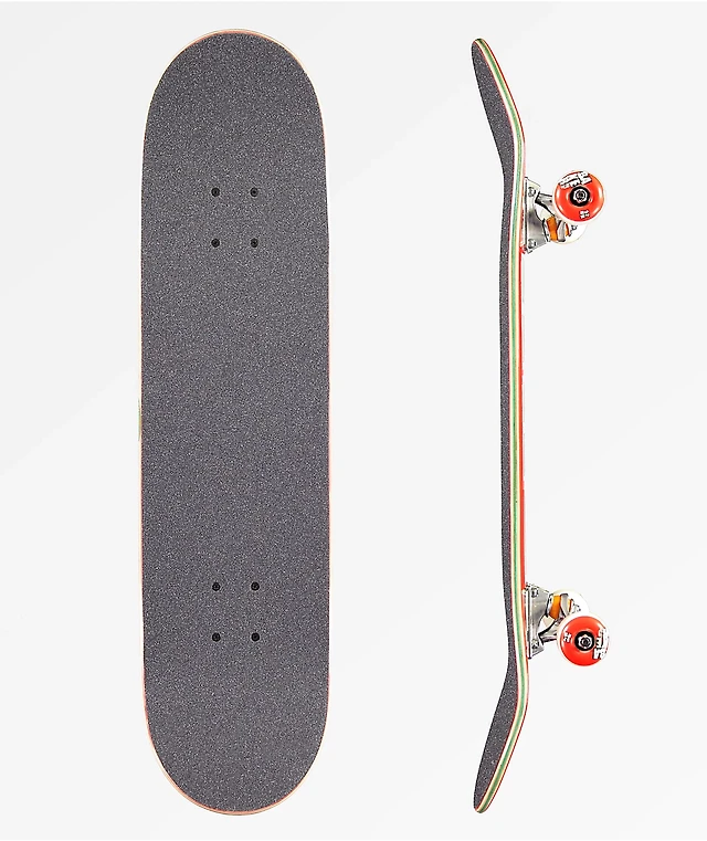 Baker Skateboard Complete Logo Red/White 8.0" with 83A
