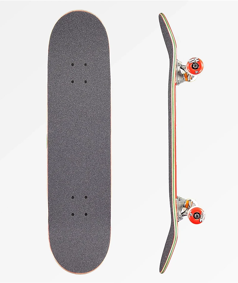 Baker Brand Logo Red 8.0" Skateboard Complete
