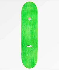 Baker Brand Logo White & Red 8.0" Skateboard Deck